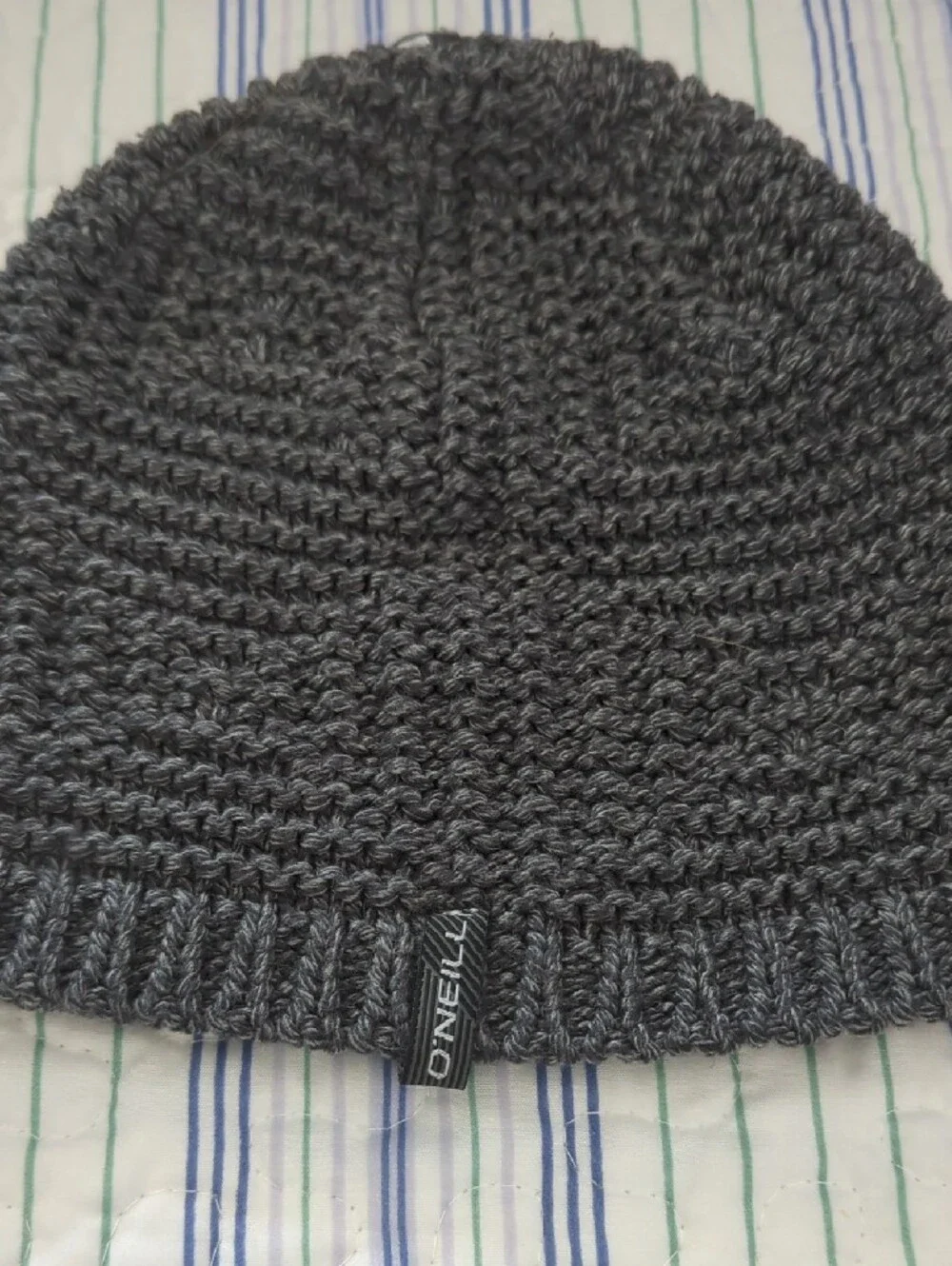 O'Neill Dark Charcoal Knit Beanie Unisex One Size